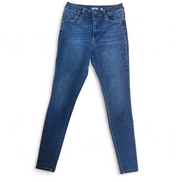 Refuge Blue Skinny Jeans with Classic Indigo Wash - Picture 1 of 3